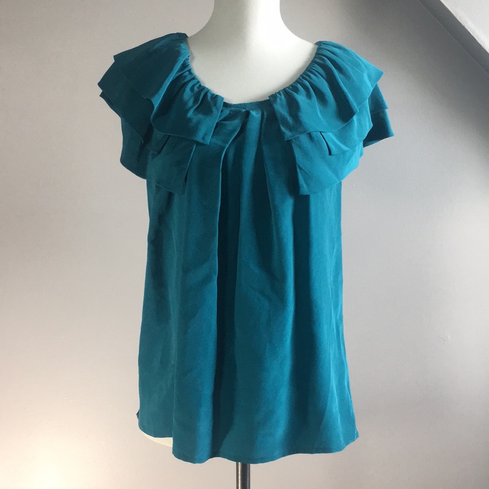 Club Monaco Ruffle Blouse